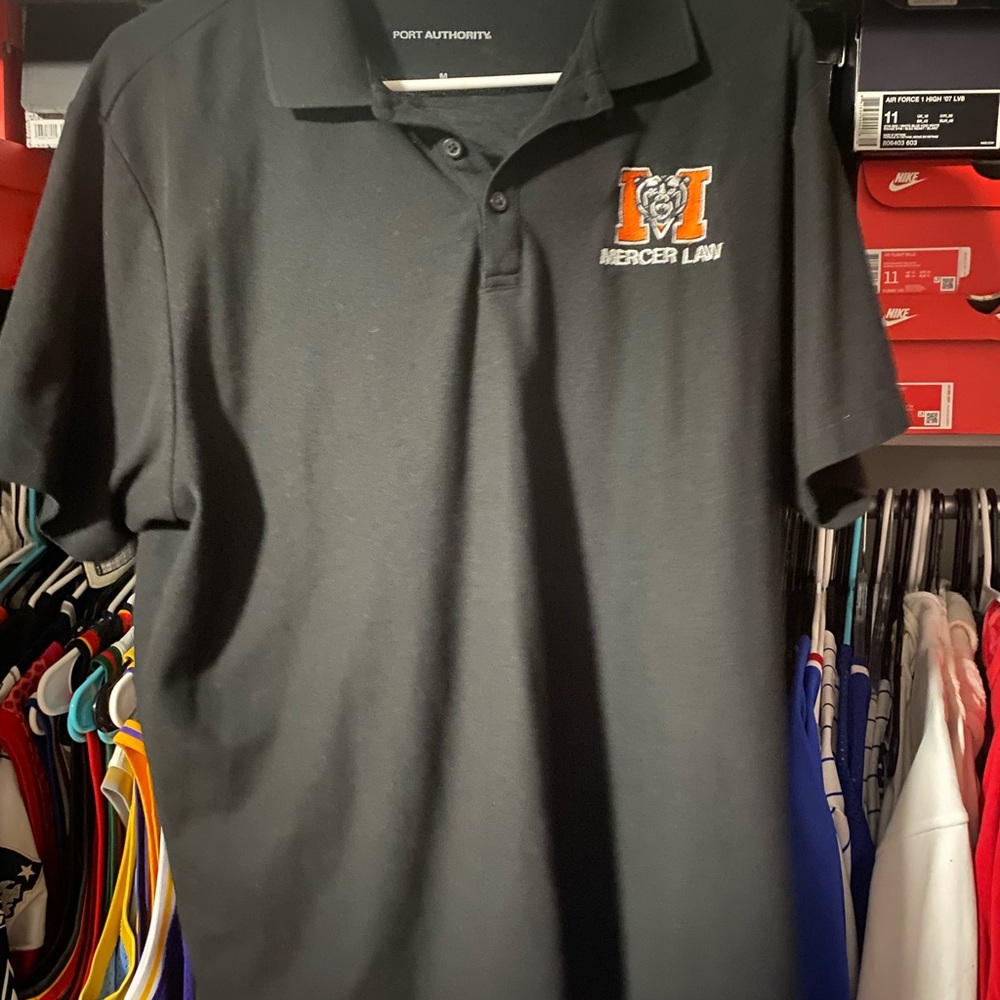 Port Authority Mercer Law Black Polo with Classic Style and Comfort